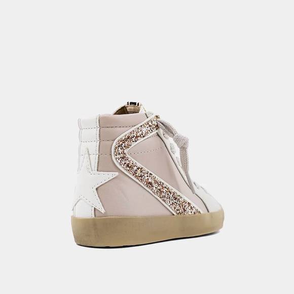 NEW SHU SHOP toddler's rooney sneakers in mushroom - Picture 5 of 9